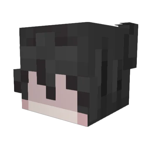 jmeo Minecraft avatar head, 3D render