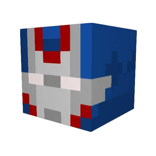 jmer23 Minecraft avatar head, 3D render