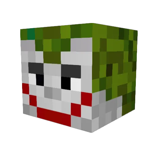jmgabris Minecraft avatar head, 3D render