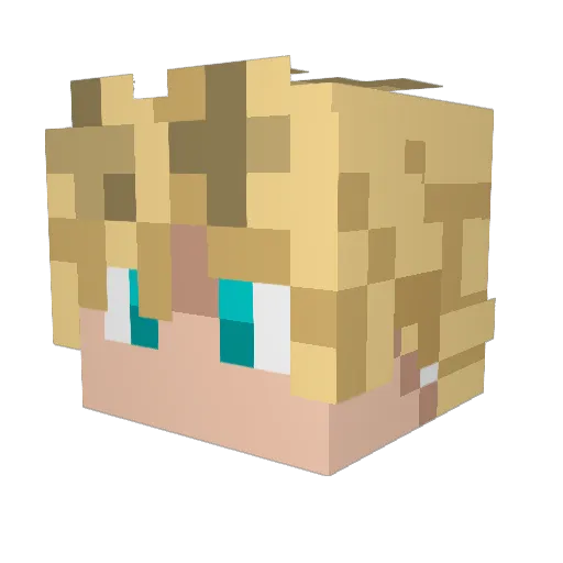 jmiley90 Minecraft avatar head, 3D render