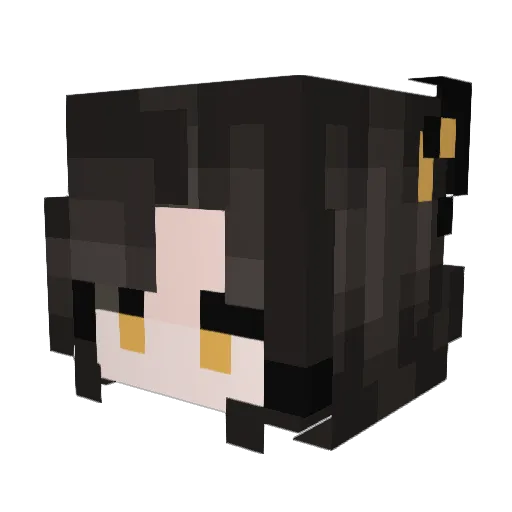 jminicera Minecraft avatar head, 3D render