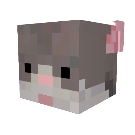 jmirher Minecraft avatar head, 3D render