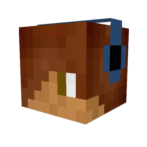 jmister00 Minecraft avatar head, 3D render