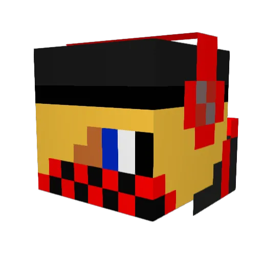 jmitchell1 Minecraft avatar head, 3D render
