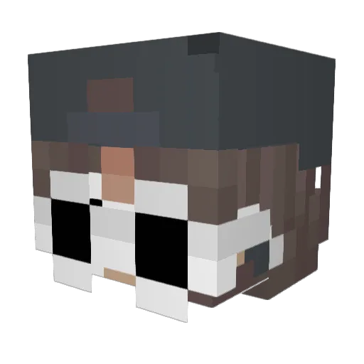 jmk184 Minecraft avatar head, 3D render
