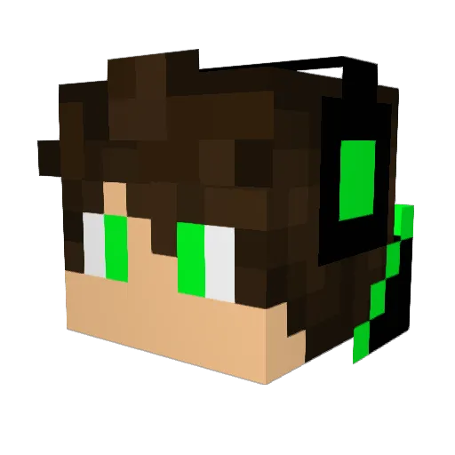 jml123g Minecraft avatar head, 3D render