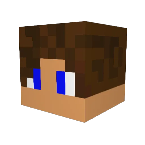 jmm11238 Minecraft avatar head, 3D render