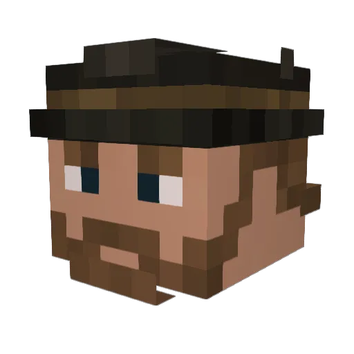 jmmmo12 Minecraft avatar head, 3D render