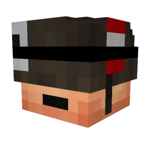 jmonkey07 Minecraft avatar head, 3D render