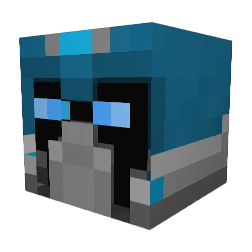 jmop Minecraft avatar head, 3D render