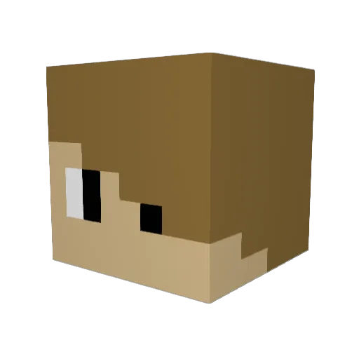 jms8132002 Minecraft avatar head, 3D render