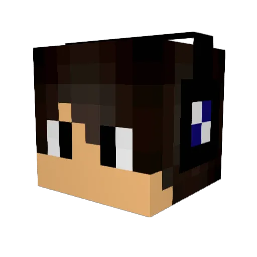 jmsheldon Minecraft avatar head, 3D render