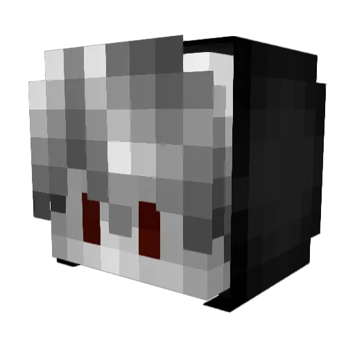 jmwv18 Minecraft avatar head, 3D render