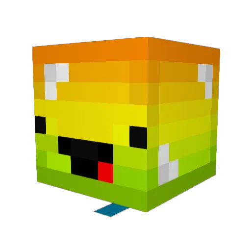 jmx2010 Minecraft avatar head, 3D render