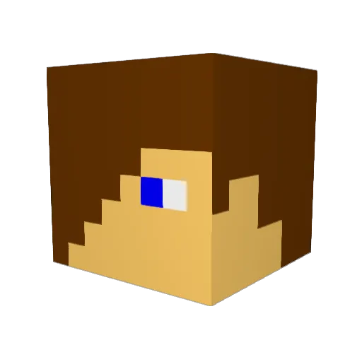 jmy99 Minecraft avatar head, 3D render
