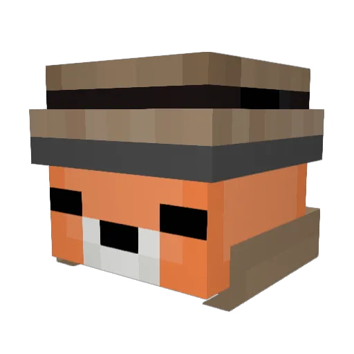jnaaz Minecraft avatar head, 3D render