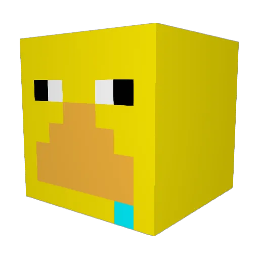 jndamr01 Minecraft avatar head, 3D render