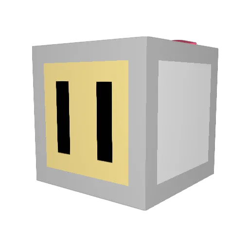 jnick1 Minecraft avatar head, 3D render