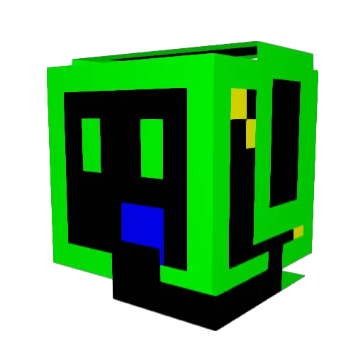 jniggs2002 Minecraft avatar head, 3D render