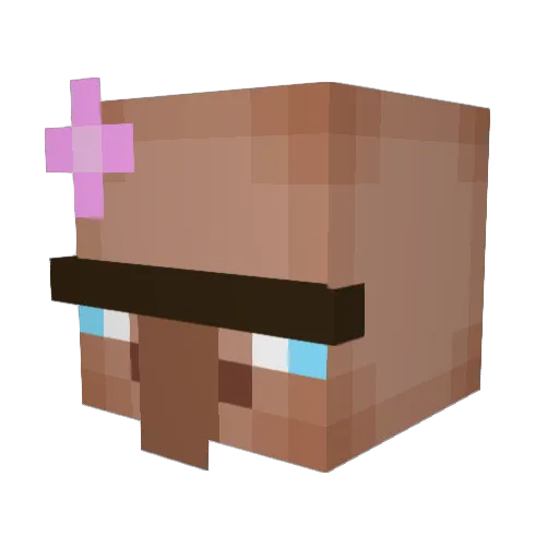 jnjonas Minecraft avatar head, 3D render