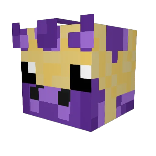 jnnshss Minecraft avatar head, 3D render