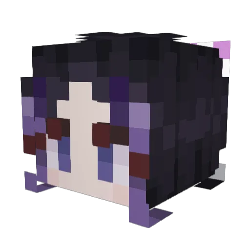 jnpangels Minecraft avatar head, 3D render