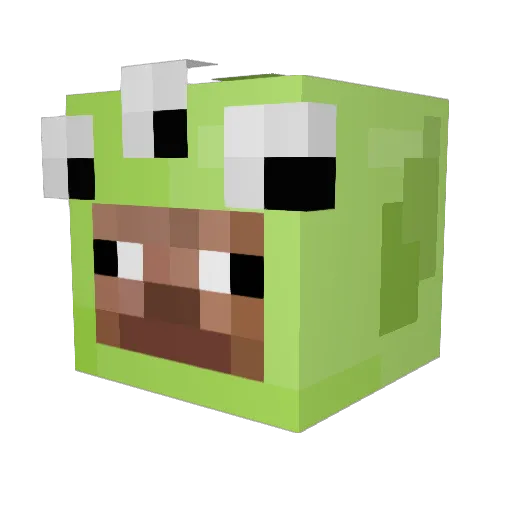 jnrtfg Minecraft avatar head, 3D render