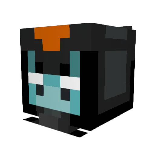 jnuel13 Minecraft avatar head, 3D render