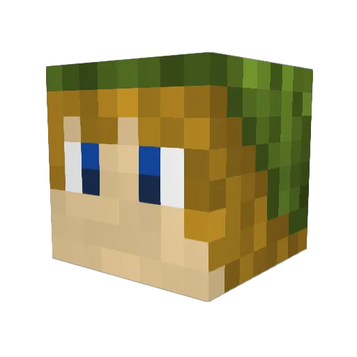 jo116 Minecraft avatar head, 3D render