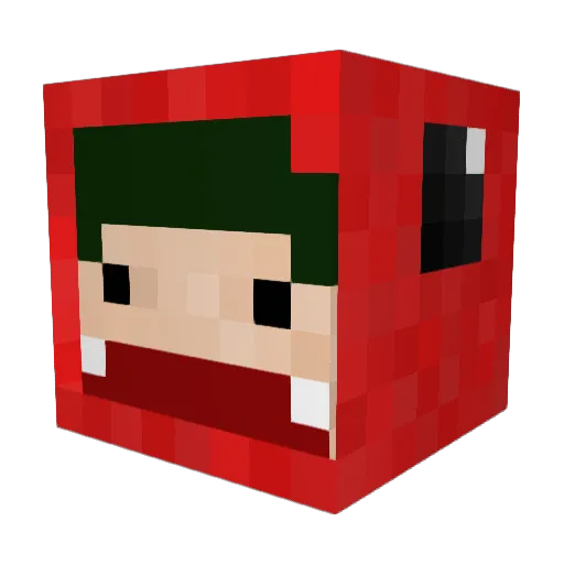 jo1197 Minecraft avatar head, 3D render