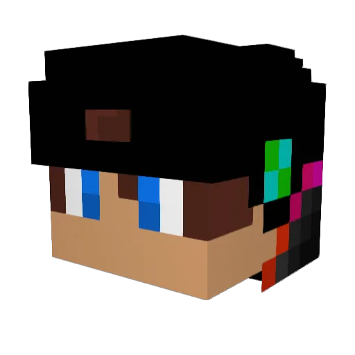 jo204jo Minecraft avatar head, 3D render