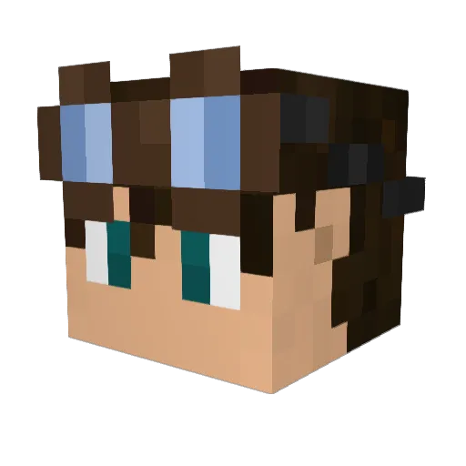 jo2222 Minecraft avatar head, 3D render