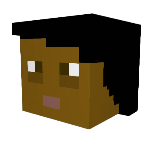 jo3_mama Minecraft avatar head, 3D render
