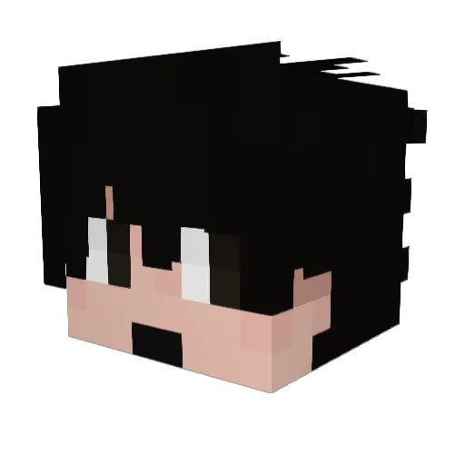 jo6o Minecraft avatar head, 3D render