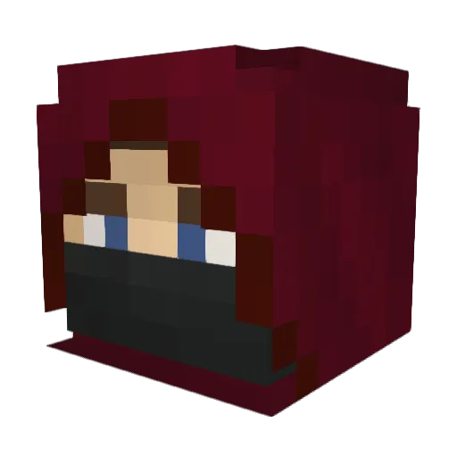 jo_kerh Minecraft avatar head, 3D render