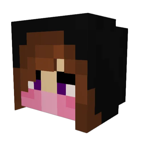 jo_scope Minecraft avatar head, 3D render