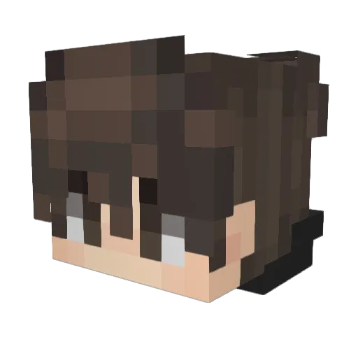 joacoloool Minecraft avatar head, 3D render