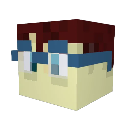 joacraft008 Minecraft avatar head, 3D render