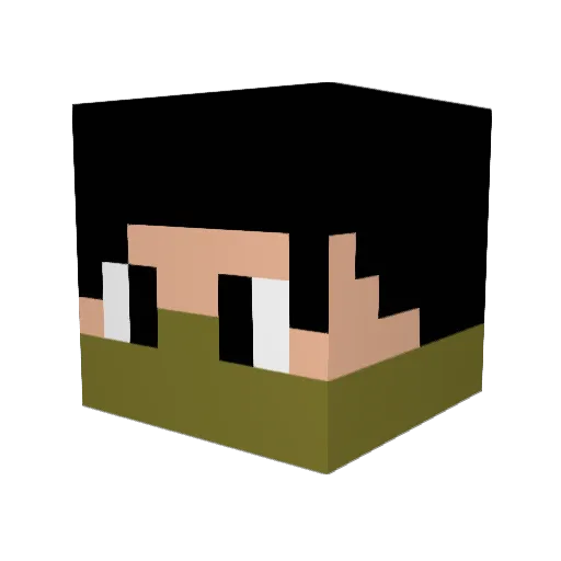 joakim55 Minecraft avatar head, 3D render