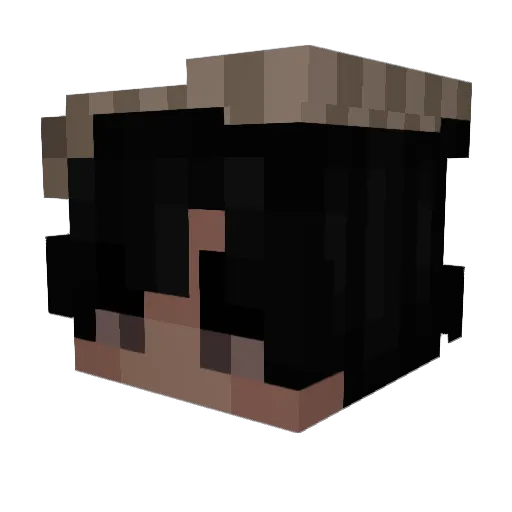 joan8 Minecraft avatar head, 3D render