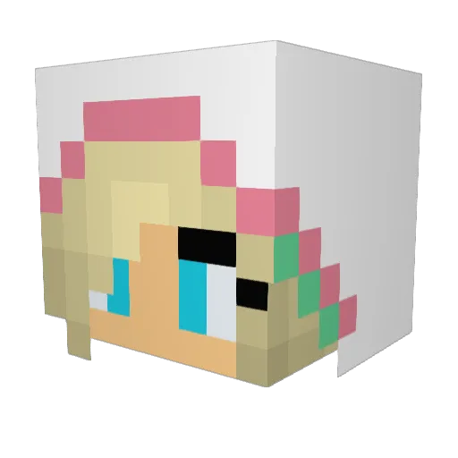 joanaw2000 Minecraft avatar head, 3D render