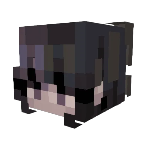 joanna_joy Minecraft avatar head, 3D render