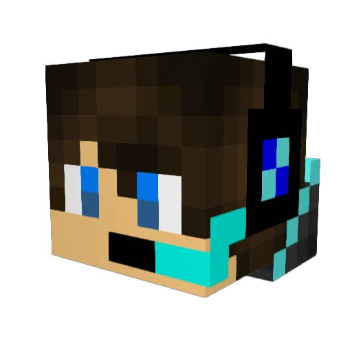 joannn333 Minecraft avatar head, 3D render