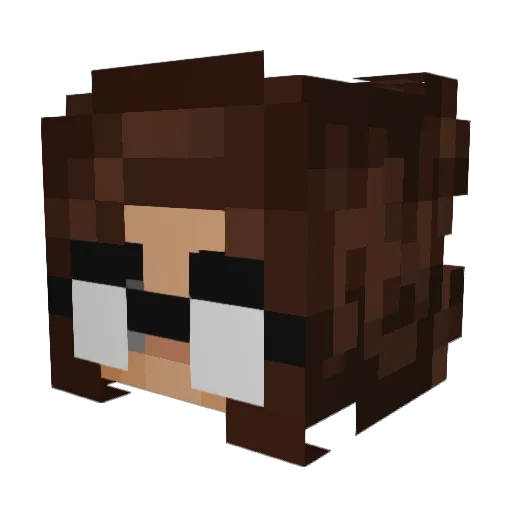 joanriversfan Minecraft avatar head, 3D render