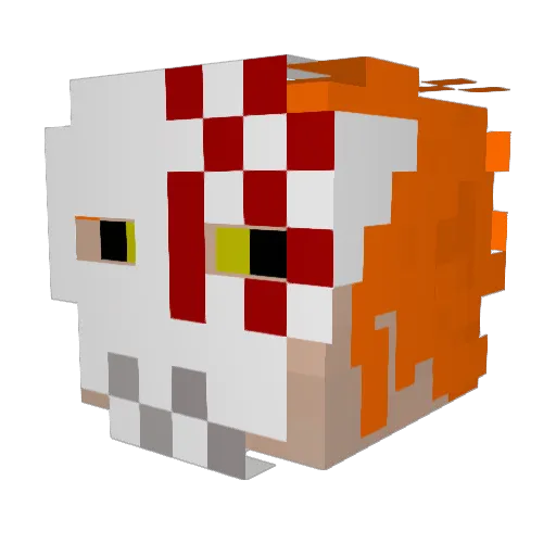joaoflic22 Minecraft avatar head, 3D render