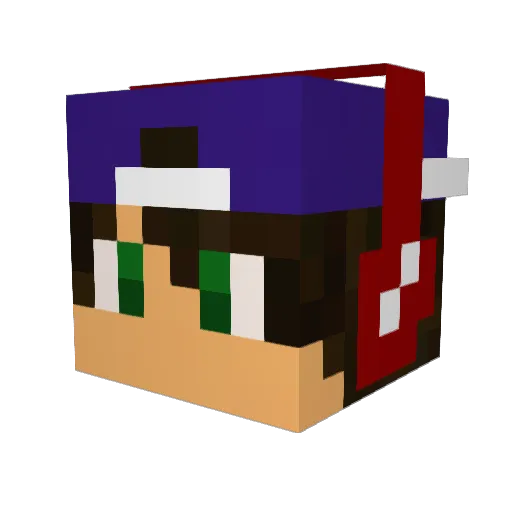 joaofredo441 Minecraft avatar head, 3D render