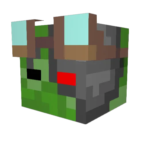 joaokfar_ Minecraft avatar head, 3D render