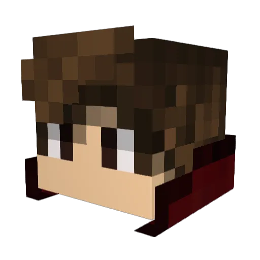 joaonexus Minecraft avatar head, 3D render