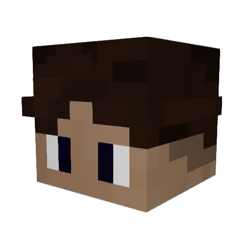 joaoprmp Minecraft avatar head, 3D render