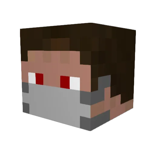 joaosantos Minecraft avatar head, 3D render